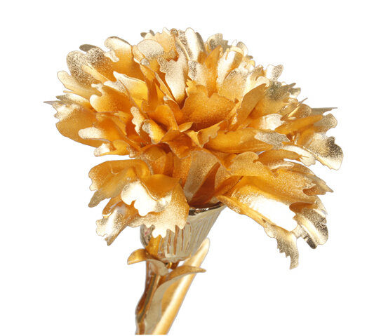 24k千足金金箔康乃馨母亲节教师节礼物金箔康乃馨