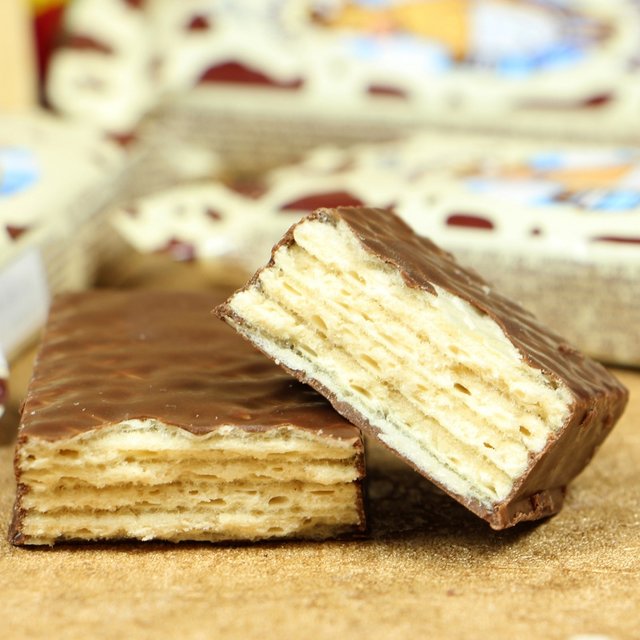 俄罗斯pohhn大奶牛威化巧克力威化饼干一箱8斤包邮