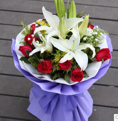 鲜花速递郑州鲜花店同城送花生日礼物 红玫瑰花束 网上预订花求婚