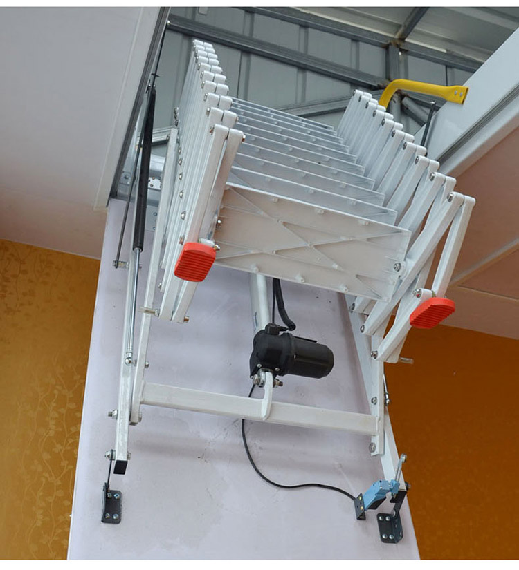 家用升降电动遥控伸缩阁楼梯 电梯 别墅复式阁楼楼梯 隐形家用
