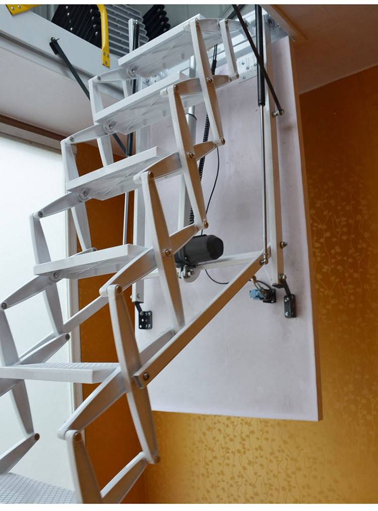家用升降电动遥控伸缩阁楼梯 电梯 别墅复式阁楼楼梯 隐形家用