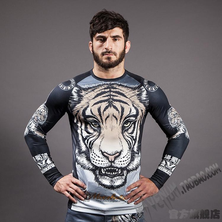 meerkatsu杨蜀望tigerrashguard老虎mma巴柔ufcbjj防磨紧身衣